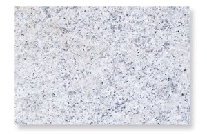 Granitplatte White Pearl geflammt, gefast (G 603)